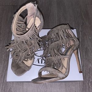 Steve Madden Fringly Suede Heels